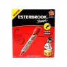 MARCADOR PERMANENTE ESTERBROOK ROJO CON 12 PZAS 