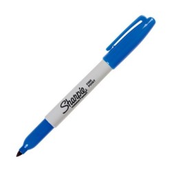 MARCADOR PERMANENTE SHARPIE AZUL 1 PZA