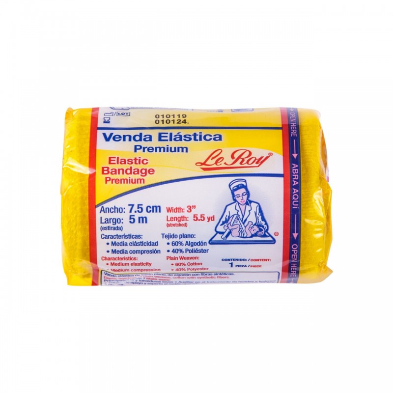 VENDA ELASTICA 7.5 CM LE ROY 