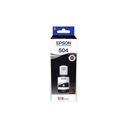 BOTELLA DE TINTA NEGRA T 504 PIGMENTO EPSON T504120-AL 