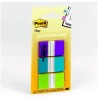 BANDERITAS POST-IT 3M 1X1.5 PULG MOD. 680-PBG, PARA INDICAR 3 COLORES (60 BANDERITAS EN TOTAL) MORADO, AZUL Y VERDE